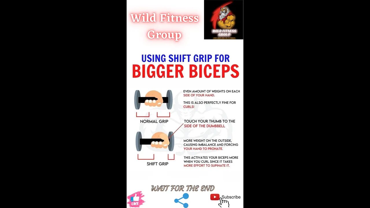 🔥Using shift grip for bigger biceps🔥#shorts🔥#viralshorts🔥#fitnessshorts🔥#wildfitnessgroup🔥