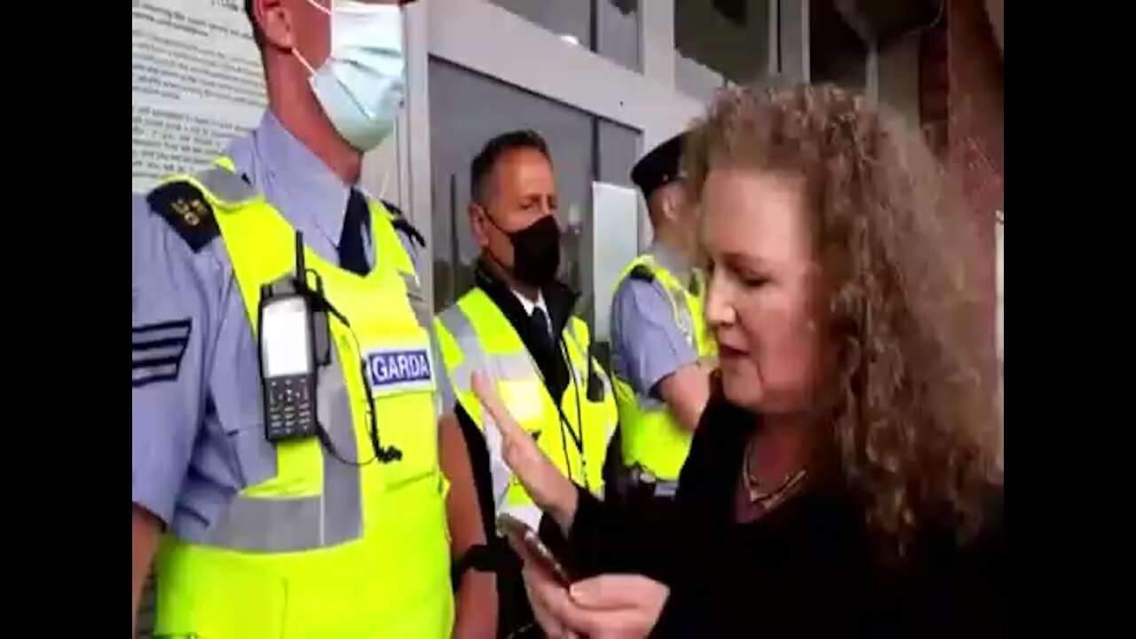 Dolores Cahill making a citizen’s arrest!