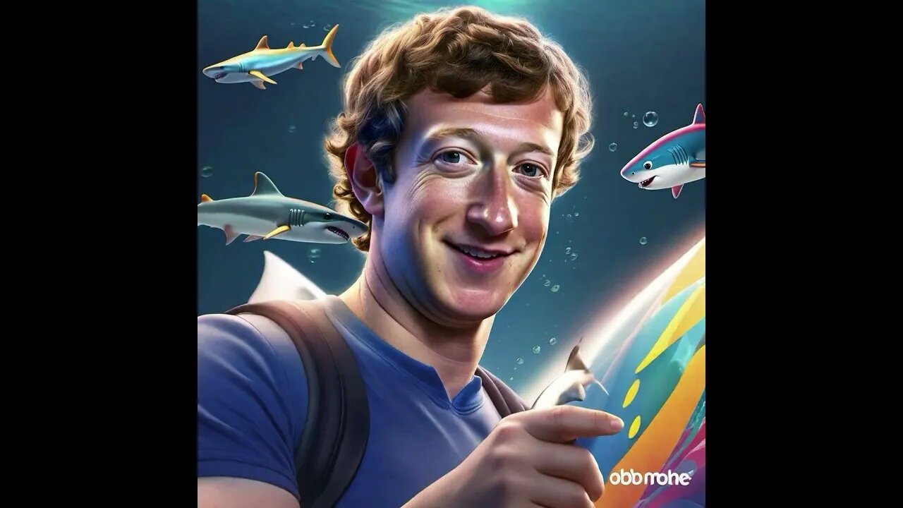 Mark Zuckerberg fused with baby shark #markzuckerberg #babyshark #wonderapp