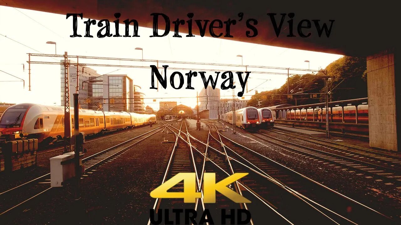 TRAIN DRIVER'S VIEW: Ål - Bergen with summer vibe, sunset & side views