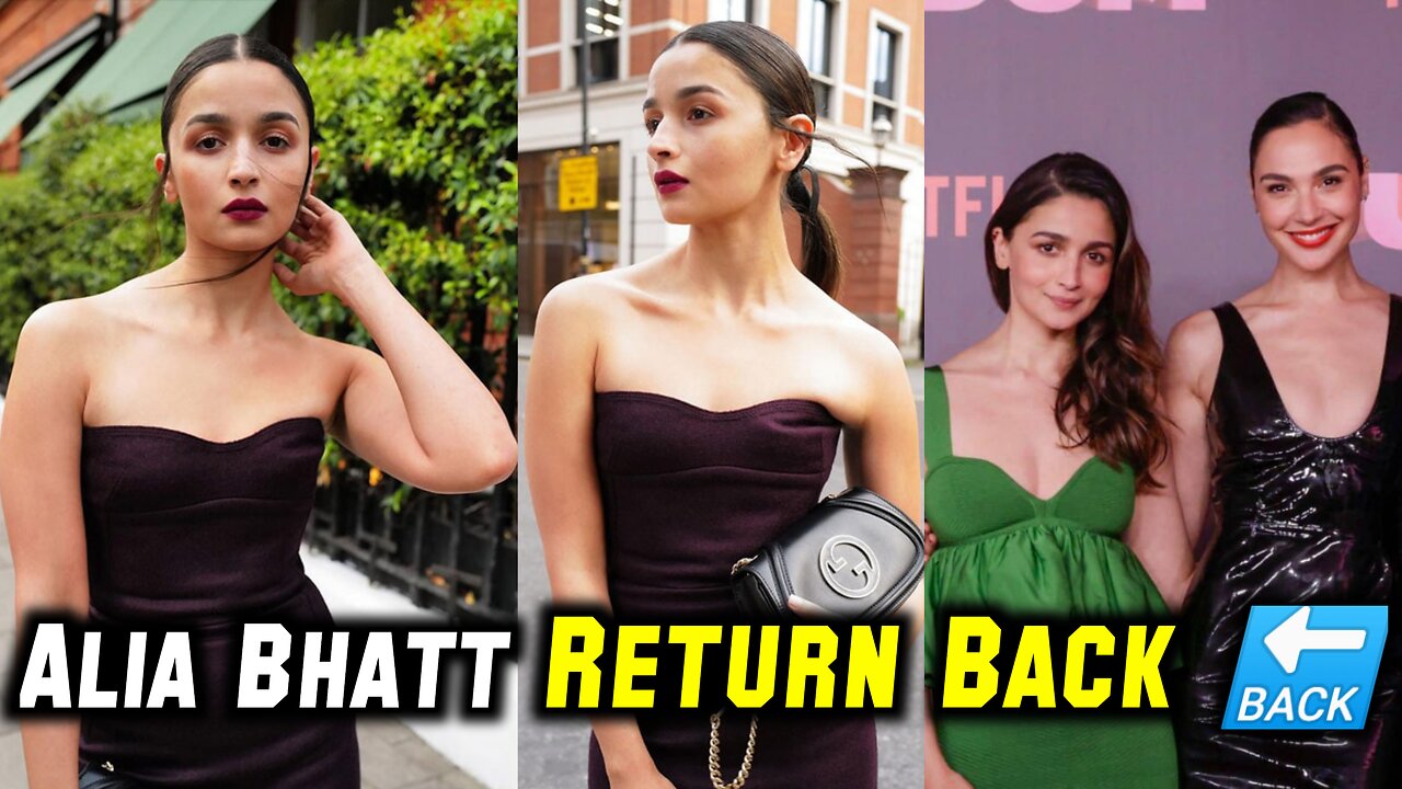 Alia Bhatt Return Home After London Event - Only Bollywood