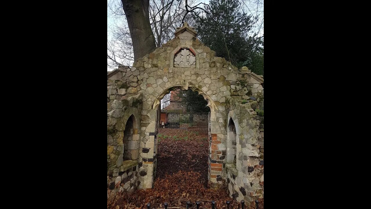 Uknown Structure ..Images... Secret Garden Video Earlham Road ..Music And Wind