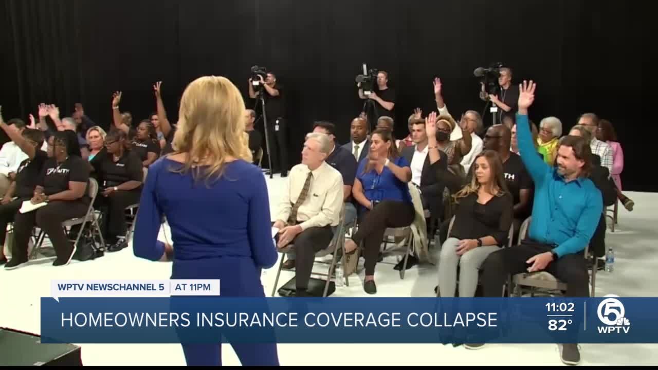 Concerned homeowners gather for WPTV's town hall seeking hope