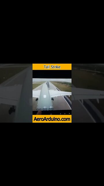 Passenger Captures Airbus A350 #Aircraft Tail Strike #Aviation #AeroArduino #Flying