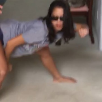 A Girl Dances While Recovering From Dental Surgery