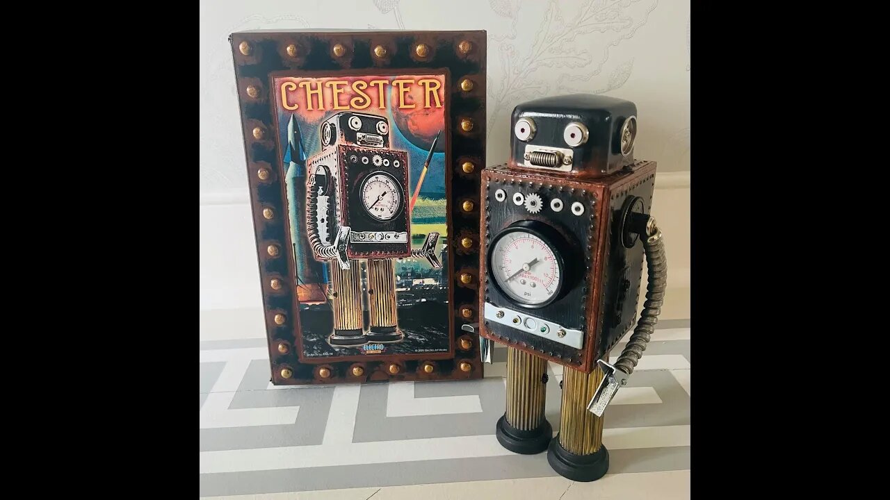 Chester is NOT a molester! Electro Art Works Robot by Andy Hill