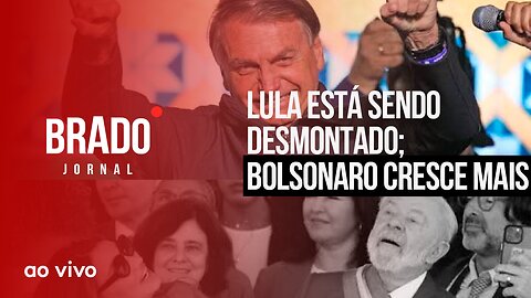 LULA ESTÁ SENDO DESMONTADO; BOLSONARO CRESCE MAIS - AO VIVO: BRADO JORNAL - 11/09/2023