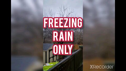 Freezing rain only!