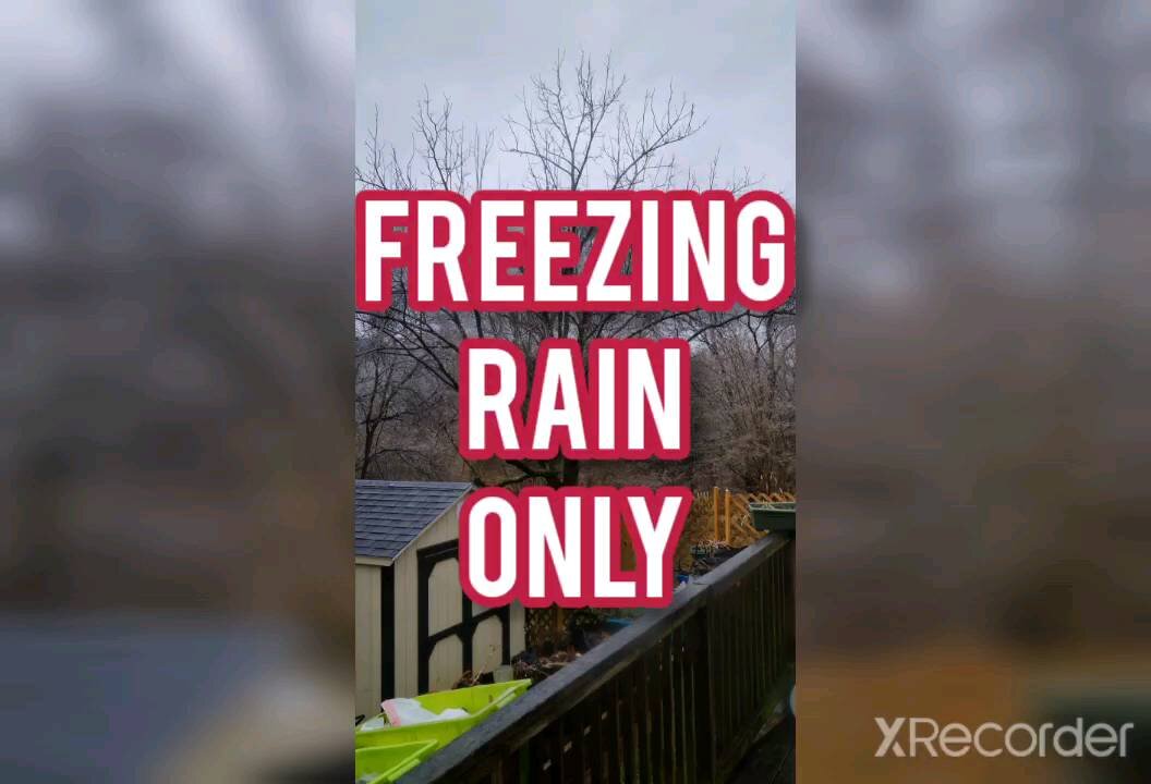 Freezing rain only!