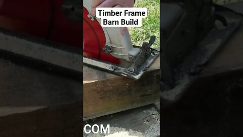 Easy Timber Frame Barn Build #woodworking #barnbuild