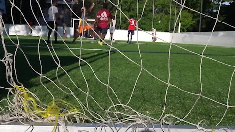 "There's drop-in soccer going on every evening there and it's a first-come, first-served basis"