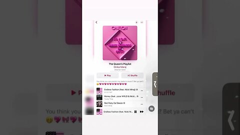 #nickiminaj playlist is now live on Apple Music ! Are you tuned in ?