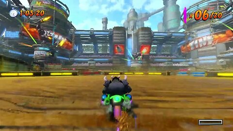 Crash Team Racing Nitro Fueled - Parking Lot Arena x Crystal Challenge Gameplay