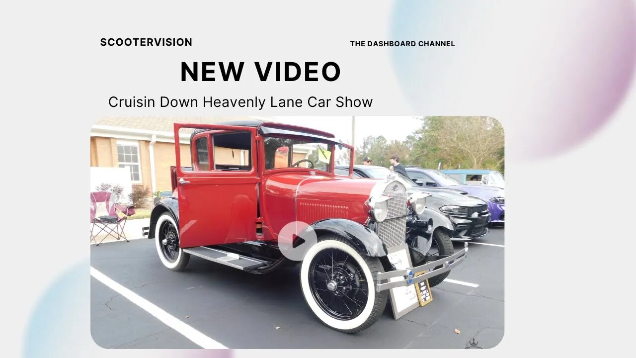 2023 Cruisin Down Heavenly Lane Car Show Scootervision