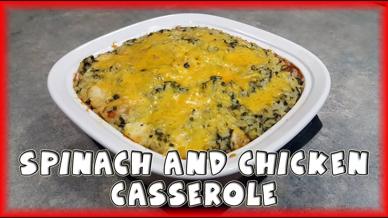 Spinach and Chicken Casserole