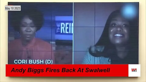 Swalwell Tres to back Biggs into a corner but Biggs swings back and doesn't fall for it.