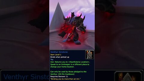 Venthyr Sinstone Toy (Hearthstone Toy)#worldofwarcraft