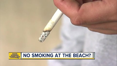 Bill would make smoking on Florida beaches illegal