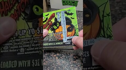 Halloween Lottery Ticket Winner! #shorts #lottery