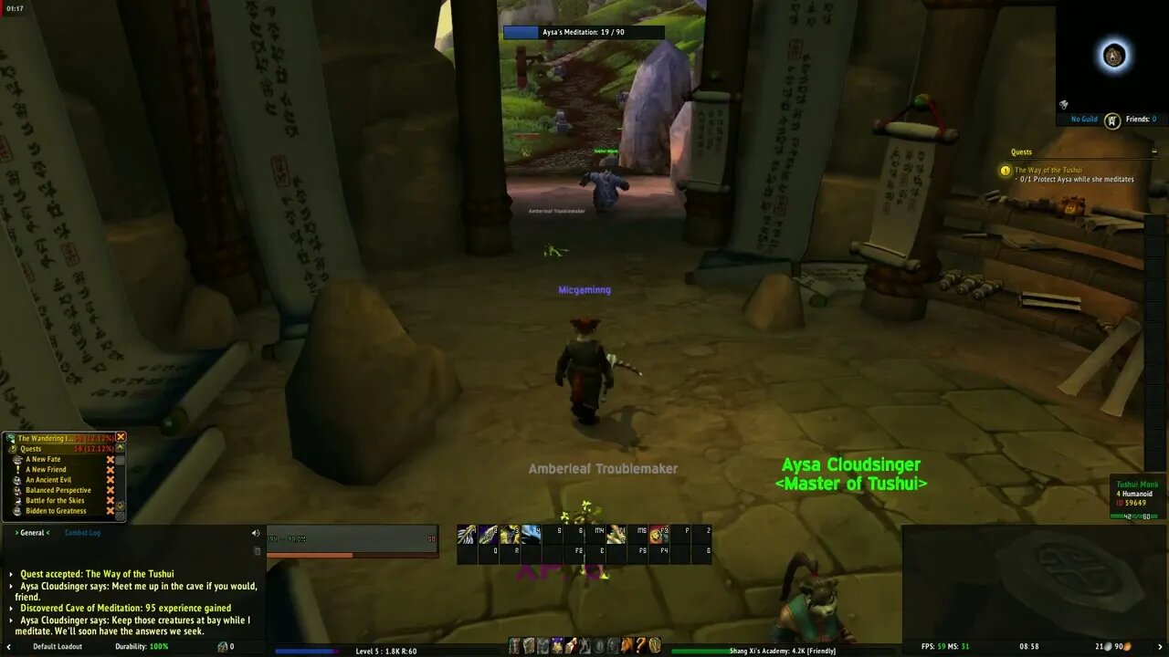 The Way of the Tushui World of Warcraft Mists of Pandaria