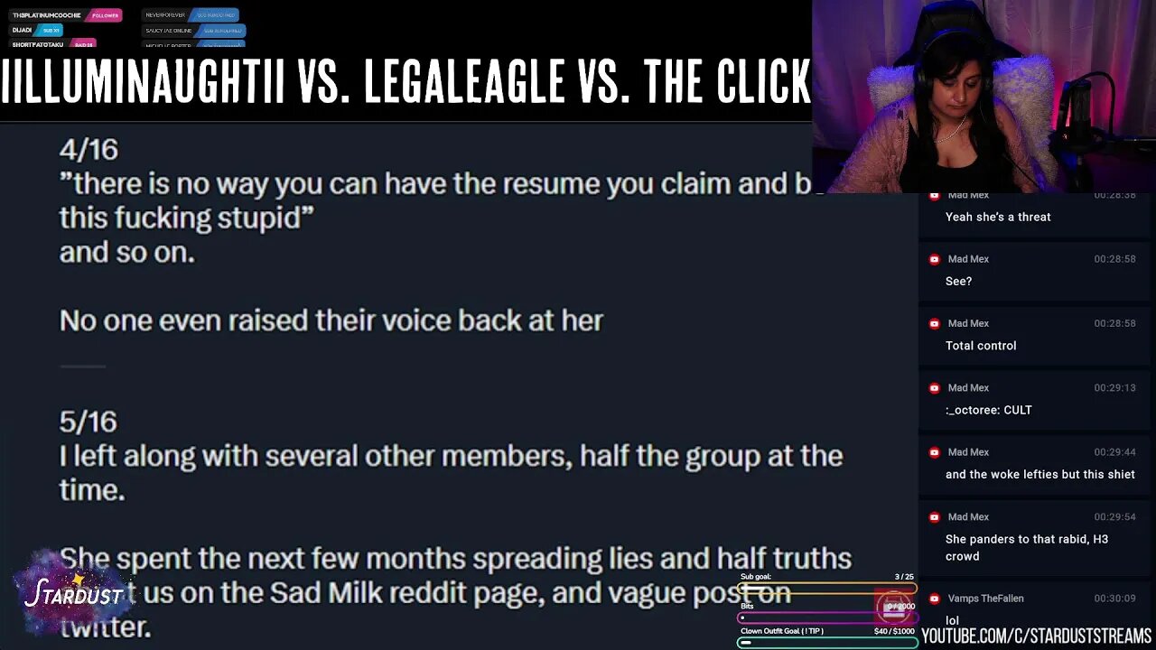 iilluminaughtii vs. The Click | Niche Internet Drama