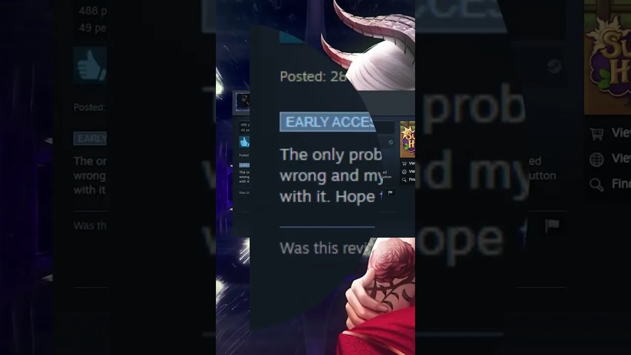 Sun Haven Steam Review - Cant delete!