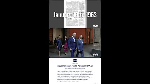 COMMUNIST BIDEN AND THE DECLERATION OF NORTH AMERICA