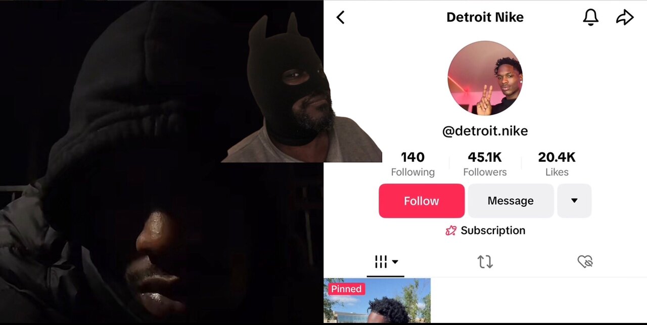 The TIKTOK E-Beggar, By The Name Of Detroit Nike is doing his True Nature, in This Video.
