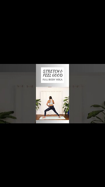 This Yoga Workout will leave you feeling GREAT! Full video on our channel!