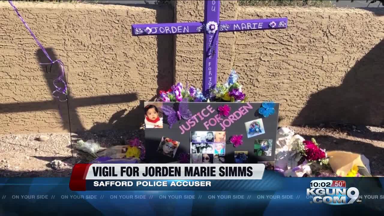 Vigil held for woman who accused Safford PD officer of sexual assault