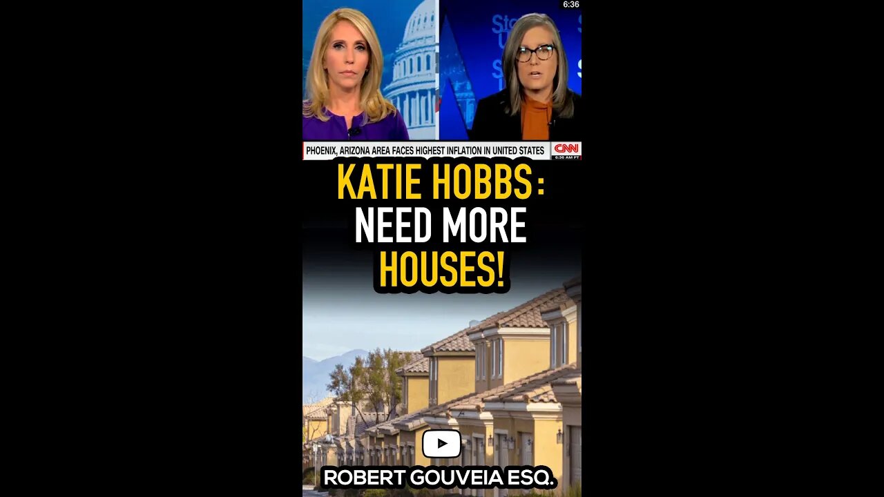 Inflation Solution: Katie Hobbs Says More... Housing #shorts