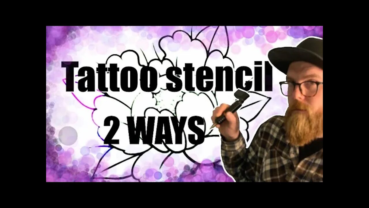 ✅How to make a tattoo stencil anywhere : 2 ways.