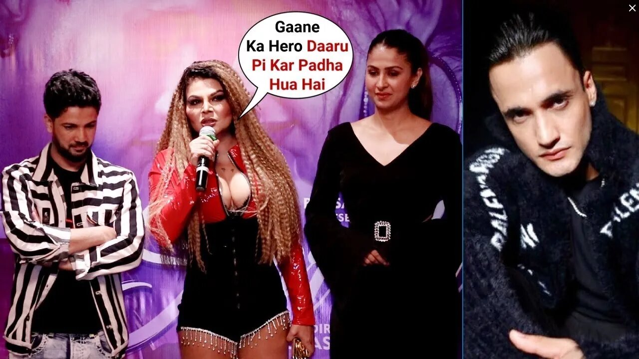 Rakhi Sawant Trolls Asim Riaz For Not Coming On His Song Sharabi ProMotion | Bhai Izzat Karo Kaam Ki