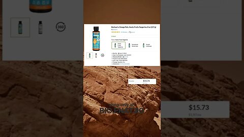 Barlean's, Omega Pals, Hooty Fruity Tangerine, 8 oz 227 g