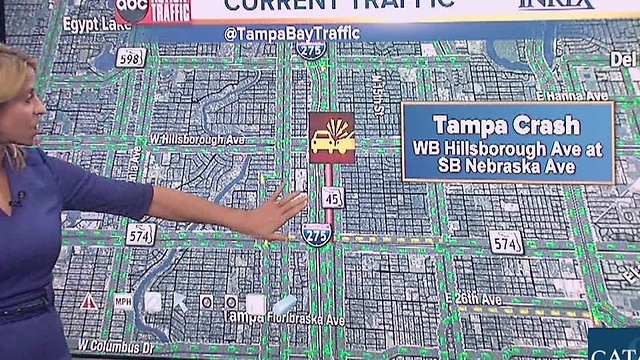 Serious crash closes intersection at Hillsborough and Nebraska in Tampa
