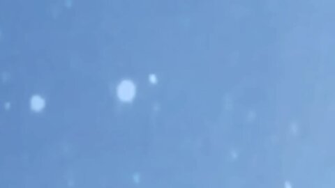 two very large UFO spheres descent East coast