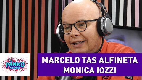 Marcelo Tas alfineta Monica Iozzi, mas elogia: "ela arrasa" | Pânico