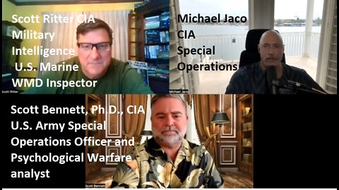 LTC Ritter, CPT Bennett, MAJ Jaco (all CIA SPEC OPS) annihilate Woke-West Lies/False Russ Narrative