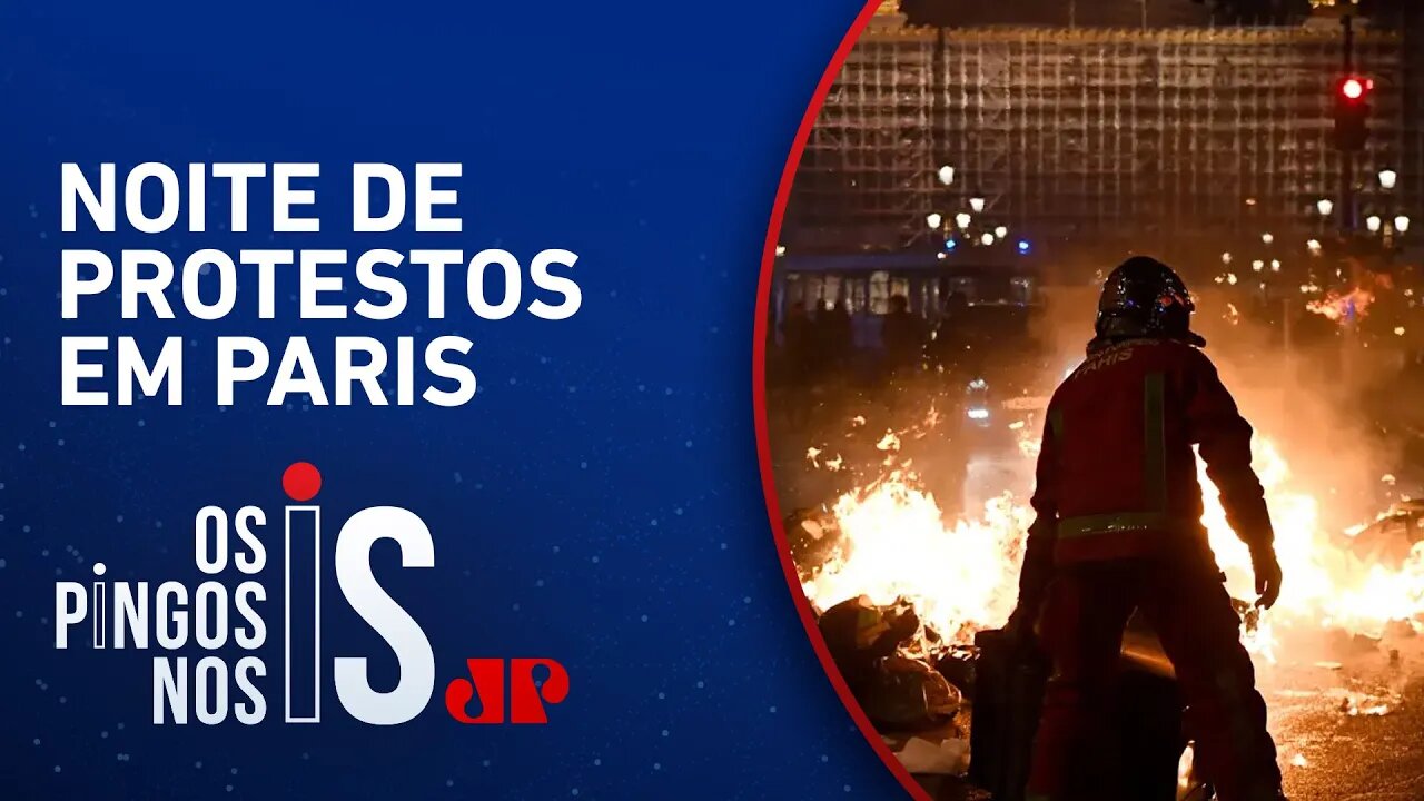 Franceses protestam contra medida autoritária de Macron