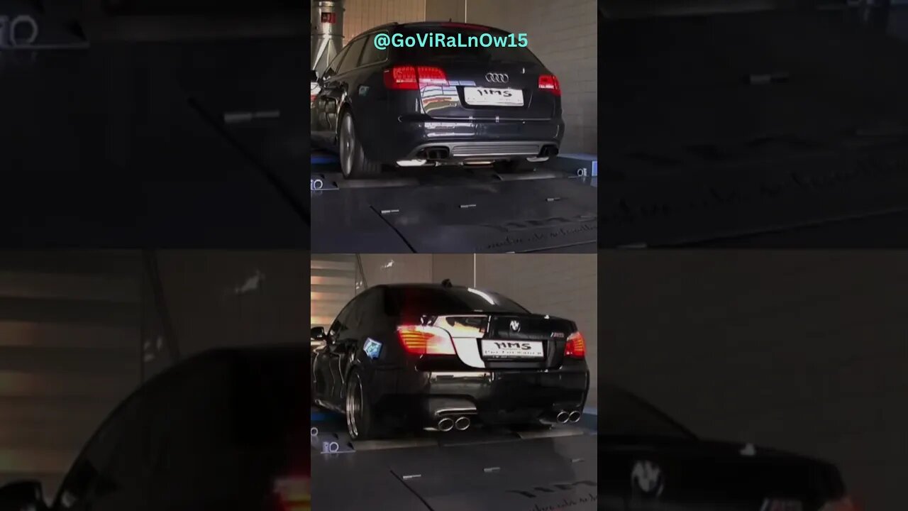 THE BEST V10 SOUND CHECK BMW M5 E60 VS AUDI RS6 V10 #viral #viralvideo #bmwm5e60 #audirs6 #v10