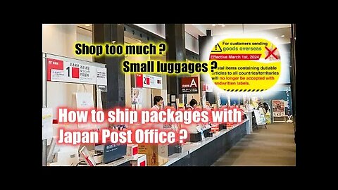 [How to Japan] How to ship packages with Japan Post Office? A complete guide!