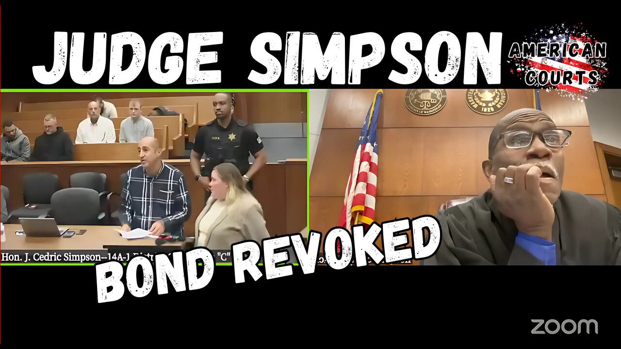 Judge Simpson Doesn't Buy His Story