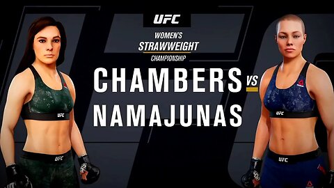 EA Sports UFC 3 Gameplay Rose Namajunas vs Alex Chambers