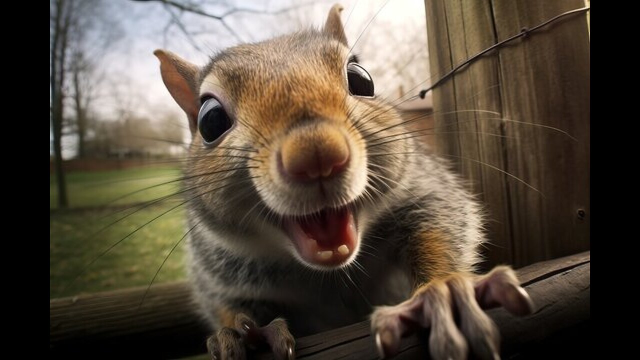 💥Squirrel 🐿️ funny video 🤣