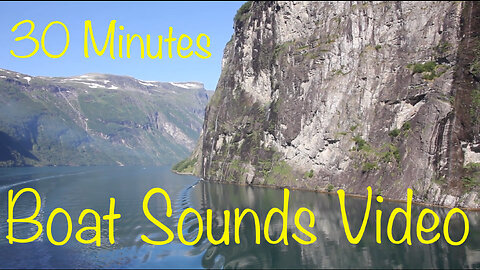 Get Focused With 30 Minutes Of Boat Sounds Video