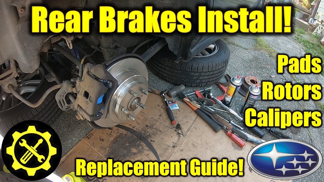 2000 - 2007 Subaru Impreza - How to Replace the Rear Brake Pads, Rotors and Drum Shoes!