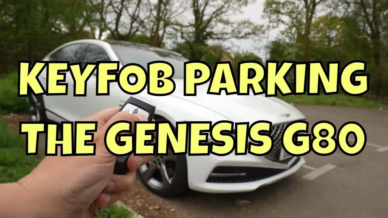 Genesis G80 Remote Parking with Keyfob