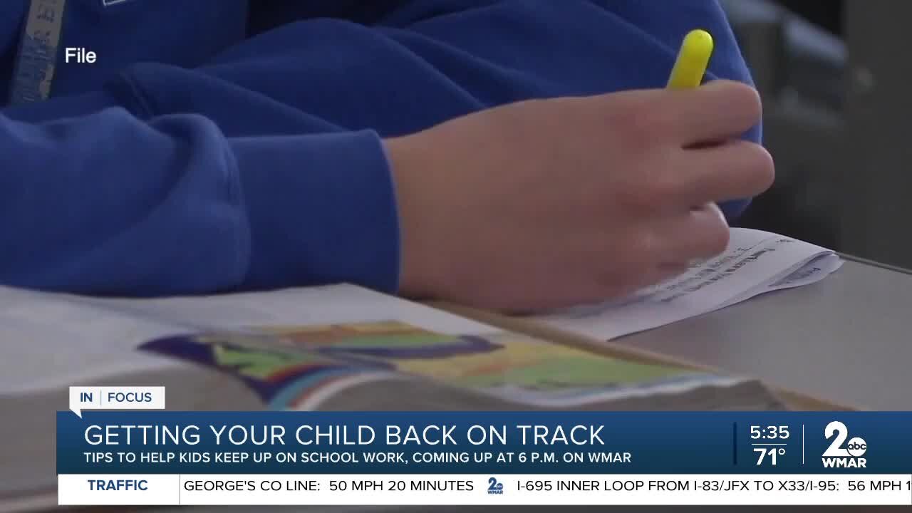 Tips to help kids keep up on school work