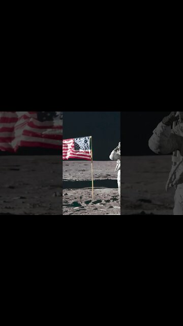 Was Moon Landing Faked? Why are There No Stars Seen on Moon. 🌑🌑☄🌟#spacemystery #shorts
