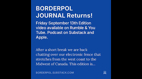 BORDERPOL JOURNAL S3 Ep26